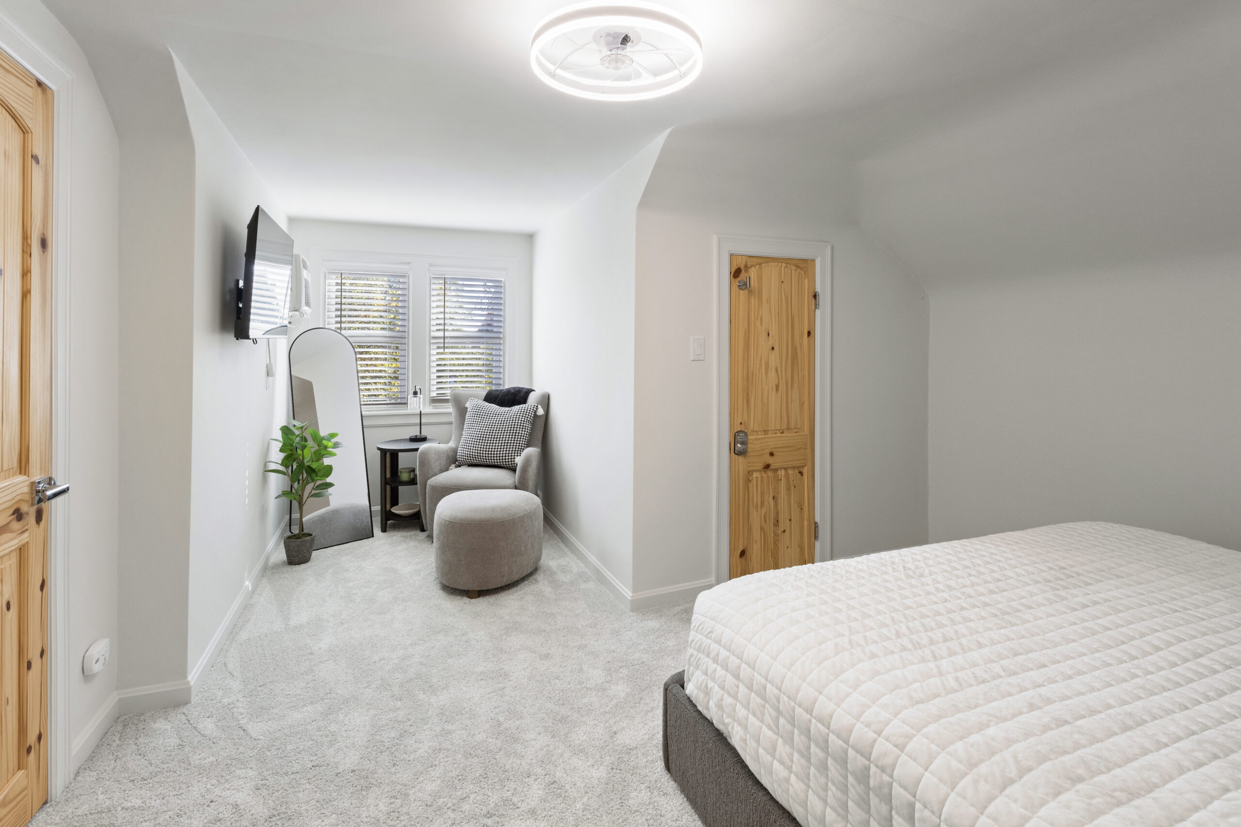 Bedroom with natural light