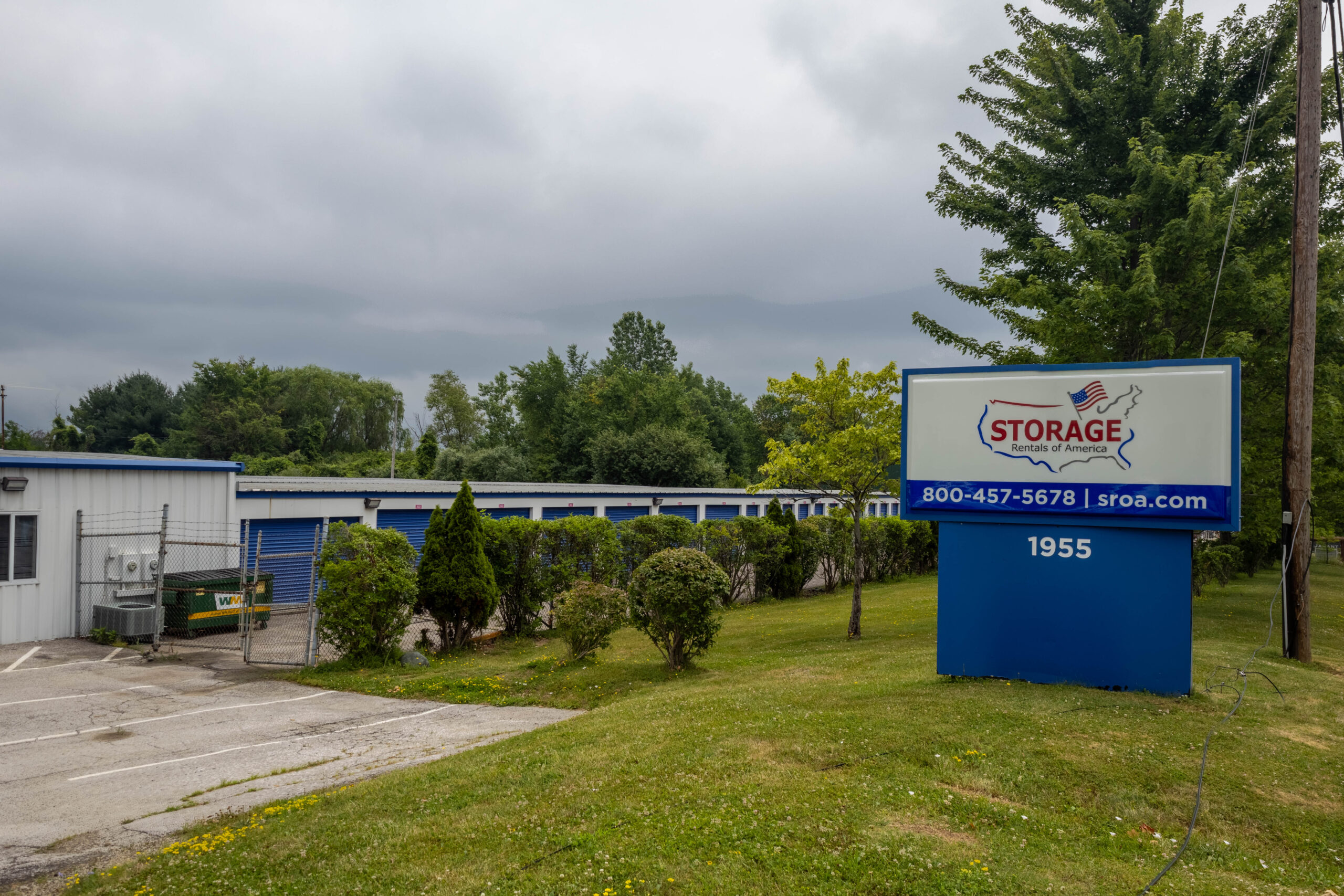 1955 Medina Road - Roadside sign and facility exterior