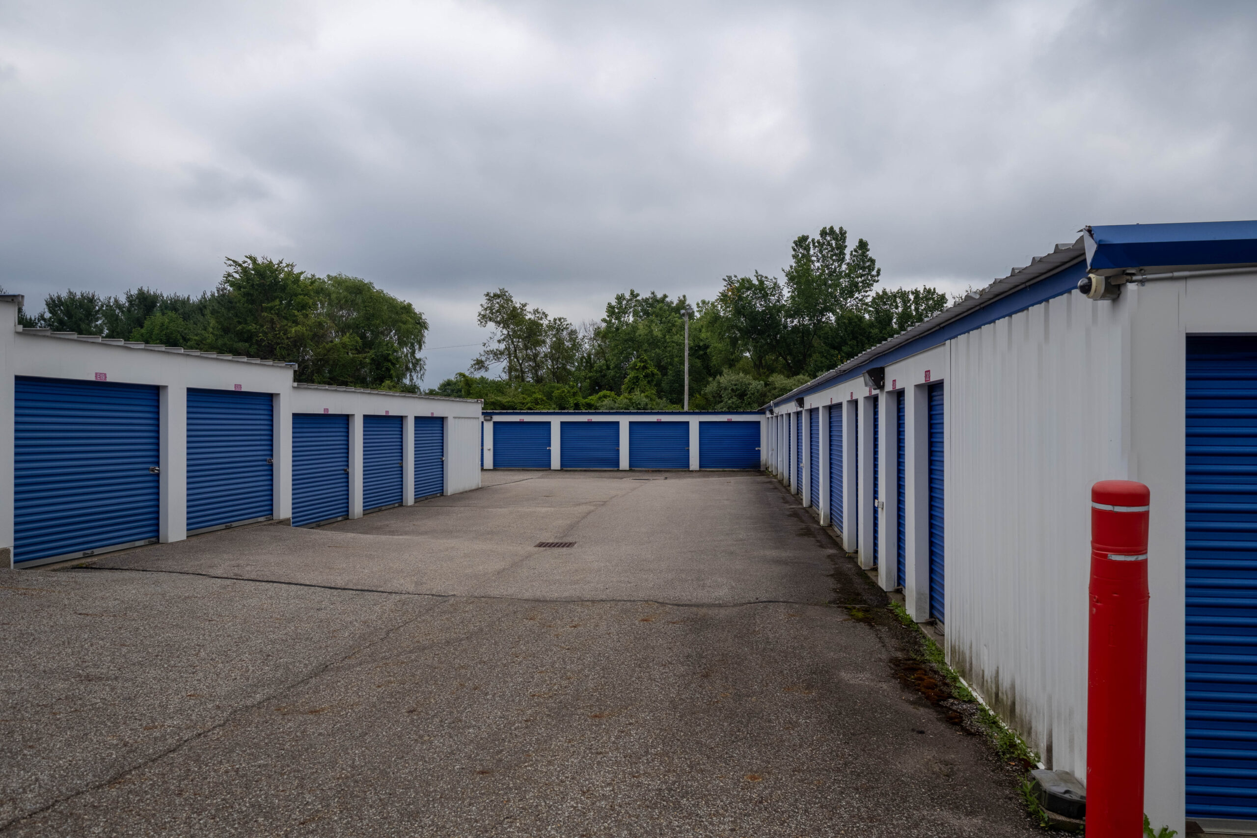 1955 Medina Road - Open courtyard and storage buildings